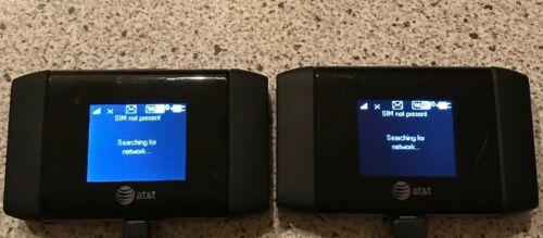 Lot Of 2 AT&T, SIERRA WIRELESS 754S ELEVATE 4G LTE WiFi HOTSPOT AIRCARD