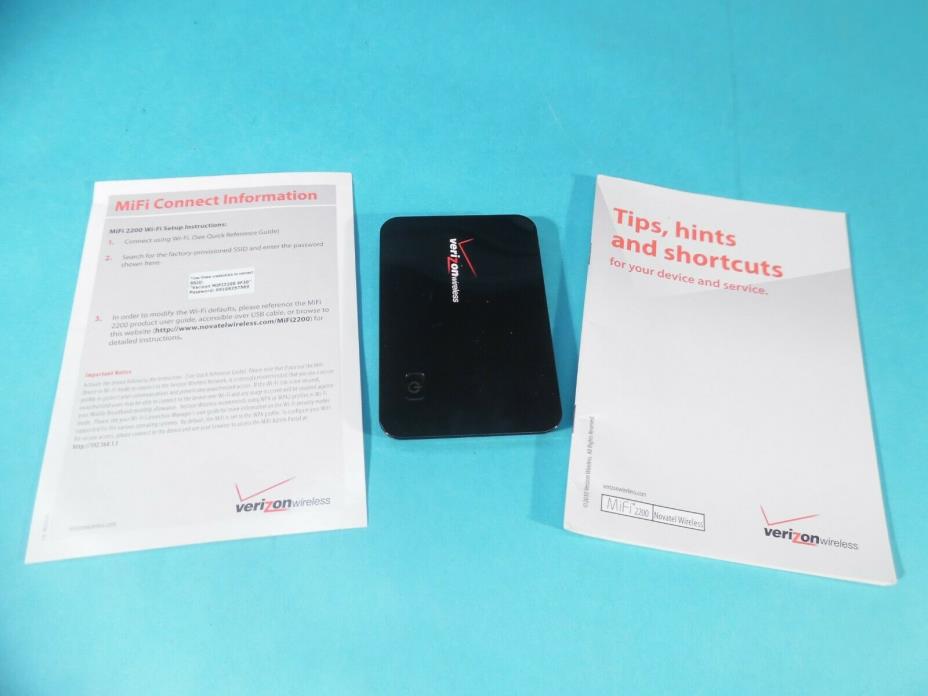 Verizon Wireless MiFi 2200 Intelligent Mobile Hotspot Modem