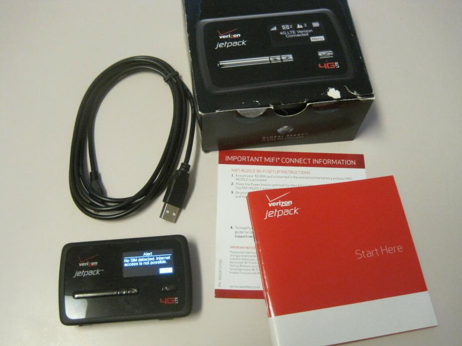 Verizon Jetpack 4G LTE MiFi 4620 LE, good used condition, no sim card