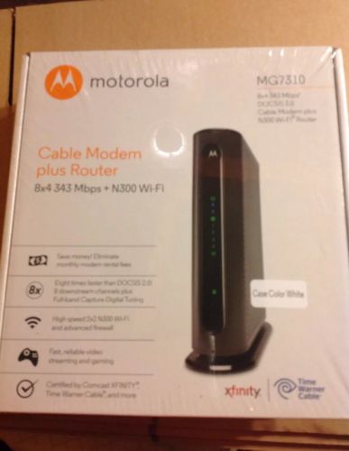 Motorola MG 7310 Cable Modem Plus Router