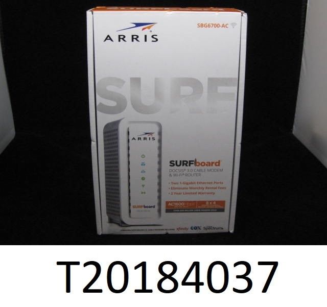 ARRIS SURFBOARD (SBG6700-AC) AC1600 DOCSIS 3.0 CABLE MODEM WIFI FREE SHIPPING