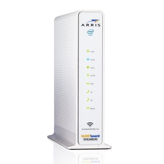 ARRIS SURFboard SVG2482AC 24X8 Docsis 3.0 Cable Modem/Telephone/AC1750 Wi-Fi
