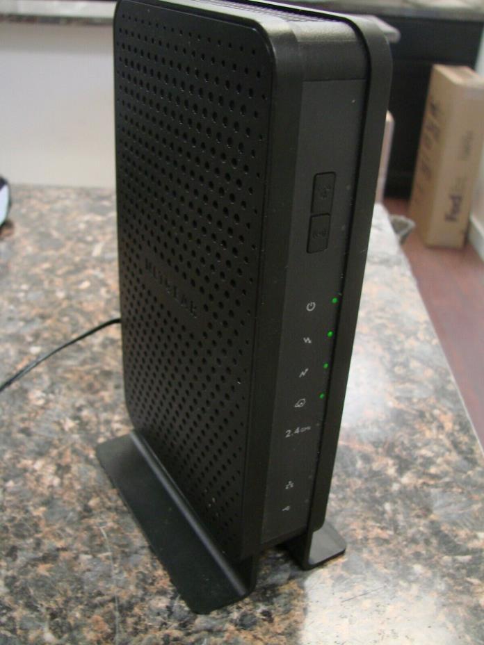 Netgear N300 Wifi Cable Modem Router DOCSIS 3.0 C3000 with Power Supply