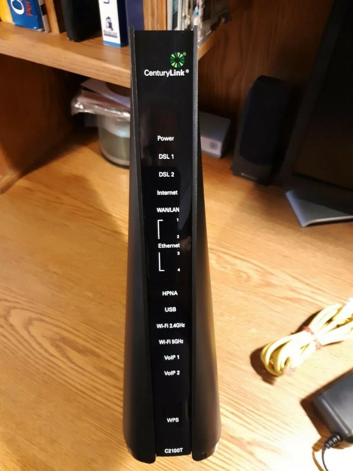 CenturyLink Technicolor C2100T Gigabit Wi-FI VDSL Fiber Router Modem FREE SHIP