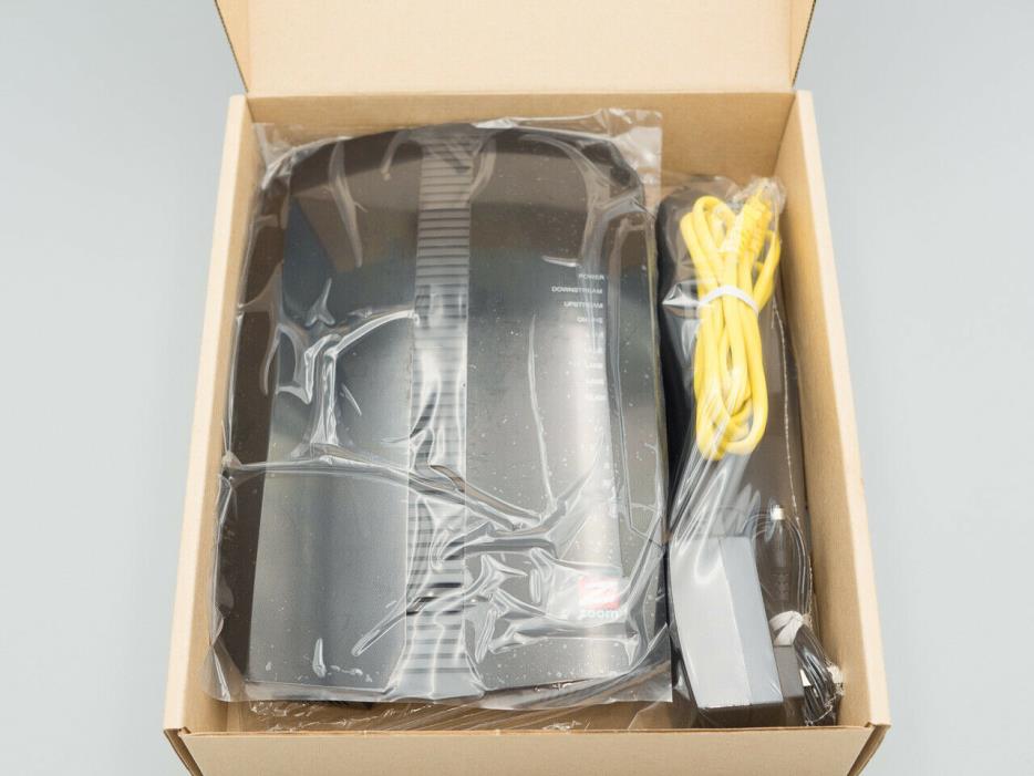 Zoom Cable Modem/Router Model 5354 Wireless-N Gigabit Ethernet 8x4 DOCSIS 3.0