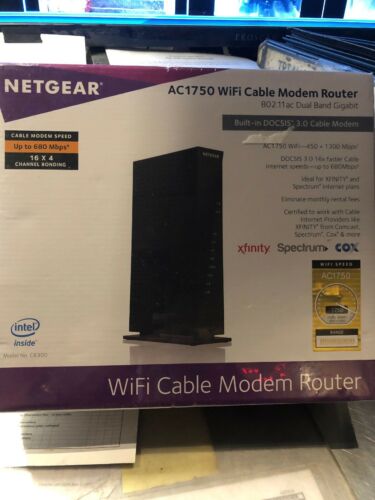 Netgear AC1750 680 Mbps 4-Port Gigabit Wireless AC Router (C6300)