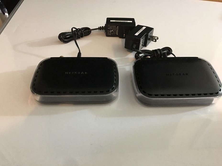 LOT of (2) Netgear Cable Modem CM400 Bundled with Power Adapters , FREE SHIPPING