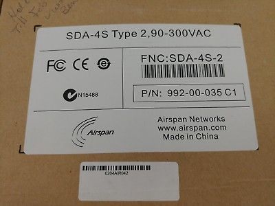 Airspan Networks SDA-4S Type 2 992-00-035 C1
