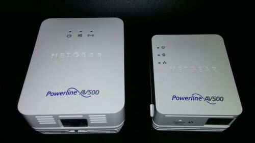 Netgear Powerline AV500 XWN5001 & XAV5201 Network Adapters Wi-Fi Range Extender