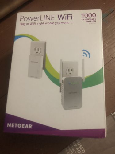 Netgear Inc NETGEAR PowerLINE 1000 Mbps WiFi, 802.11ac, 1 Gigabit Port -