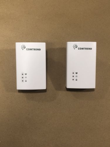 2 Units - Comtrend G.hn 1200 Mbps Powerline Ethernet Bridge Adapter PG-9172