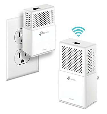 AV1000 Gigabit Powerline Dualband AC Wi-Fi Extender Kit, 1 Gigabit Port, Powerli