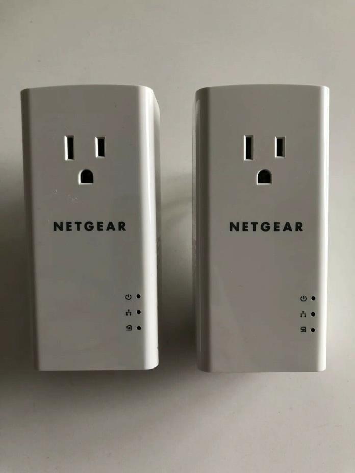 NETGEAR PLP1200-100PAS PLP1200 Powerline Network Adapter 1200 Plus Extra Outlet