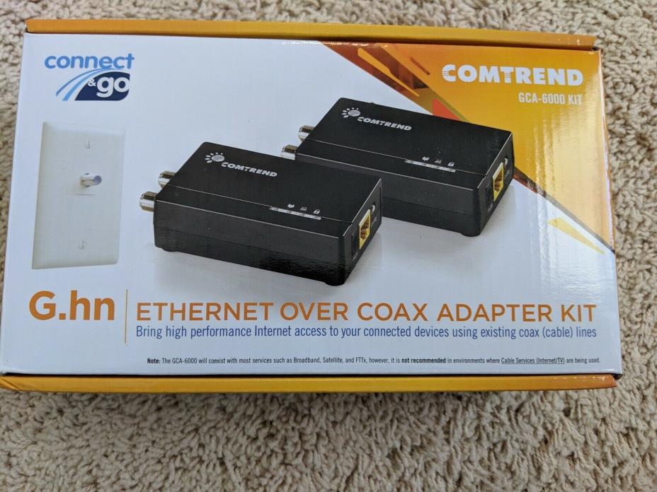 Comtrend G.hn GCA-6000 Ethernet over Coax Adapter Kit