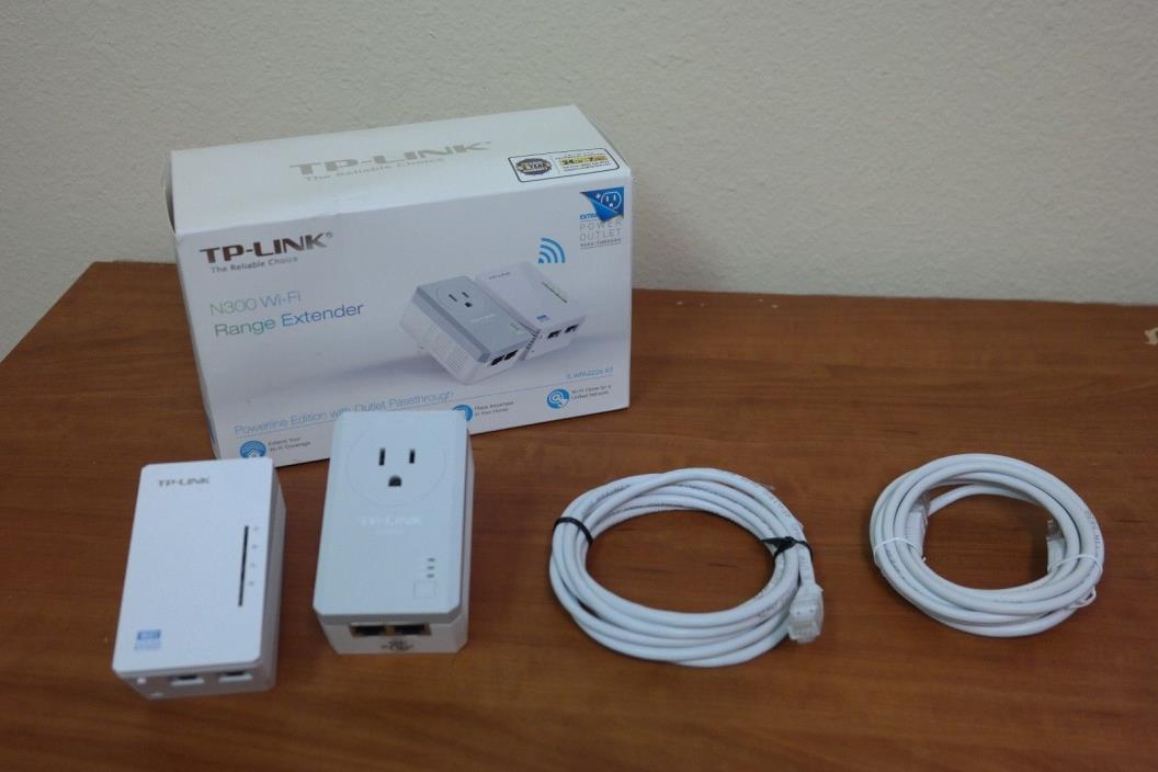TP-LINK N300 Range 2-Port Powerline WiFi Extender Kit TL - WPA4226 KIT (R1)