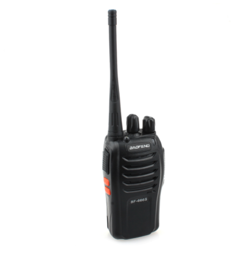 BaoFeng BF-666S 5W 16-Channel 400-470MHz Handheld Walkie Talkie/Interphone Black
