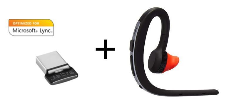 Jabra Link 360 UC MS Dongle and Jabra Storm bluetooth headset Skype for Business