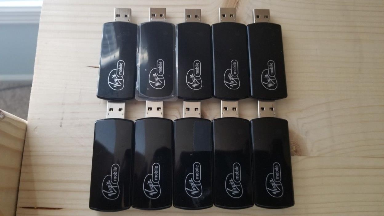 lot of 10 Virgin Mobile Broadband2Go 3G Ovation MC760 USB Device used