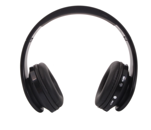 NX-8252 Foldable Wireless Stereo Sports Bluetooth Headphone Headset Black