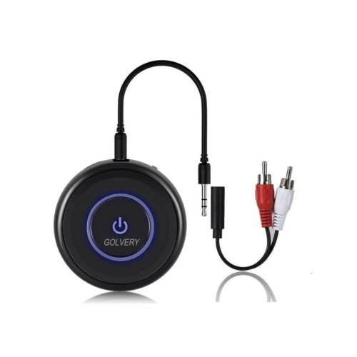 Golvery Bluetooth 5.0 Transmitter and Receiver - 2 in 1 Wireless 3.5mm Aux Audio