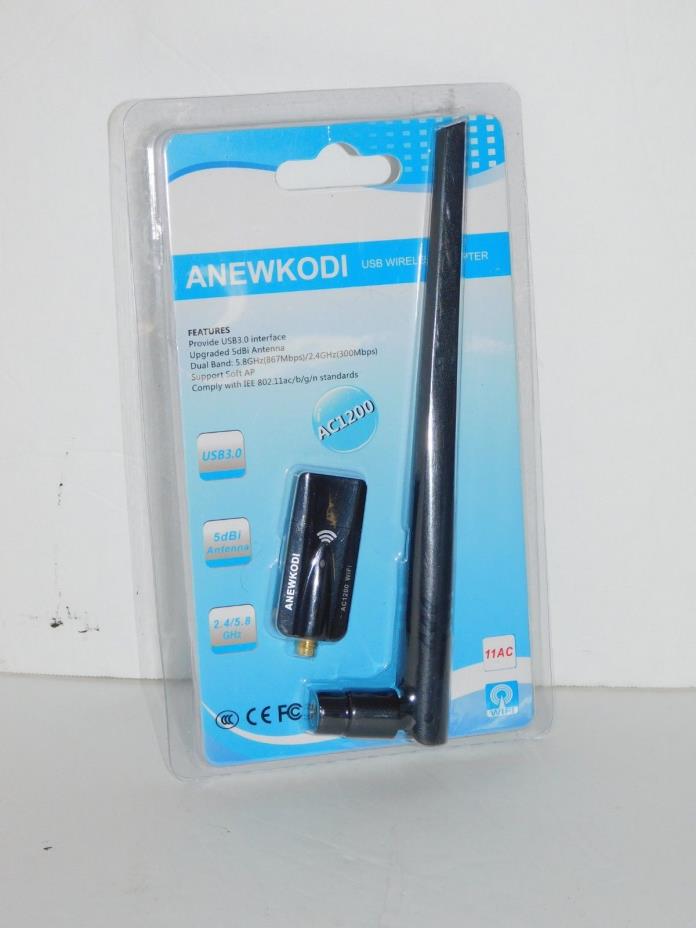Anewkodi USB Wireless Router AC1200 5dBi Antenna 2.4/5.8 GHZ