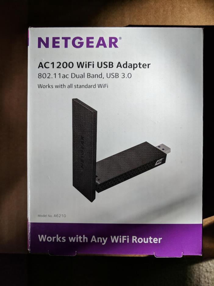 Netgear AC1200 WIFI USB Adapter A6210 802.11ac