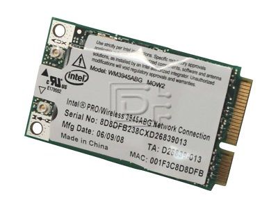 Intel Pro/Wireless 3945ABG PCIe mini card