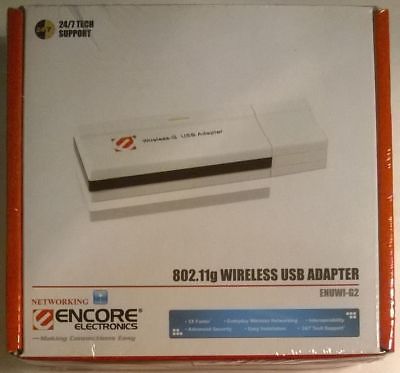 New ENCORE 802.11g 54Mbps Wireless USB 2.0 WiFi Adapter