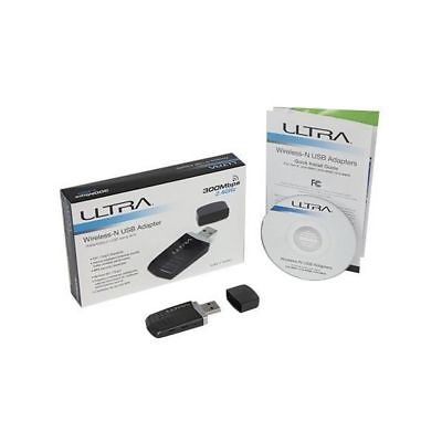 New Ultra Wireless N USB Adapter 300 Mbps 2.4 GHz Windows Mac