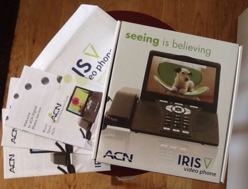 ACN Iris V Video Phone Home Office Business Networking Communication WG4K New!!!