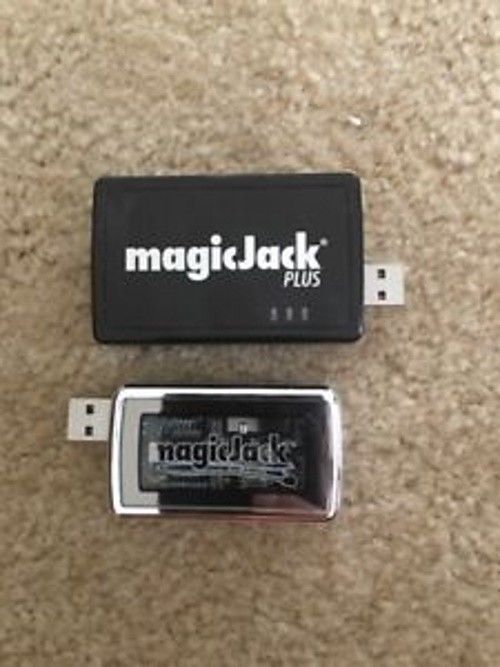Magic jack PLUS VoIP with Power Supply Adapter, Cables, Instructions and regular