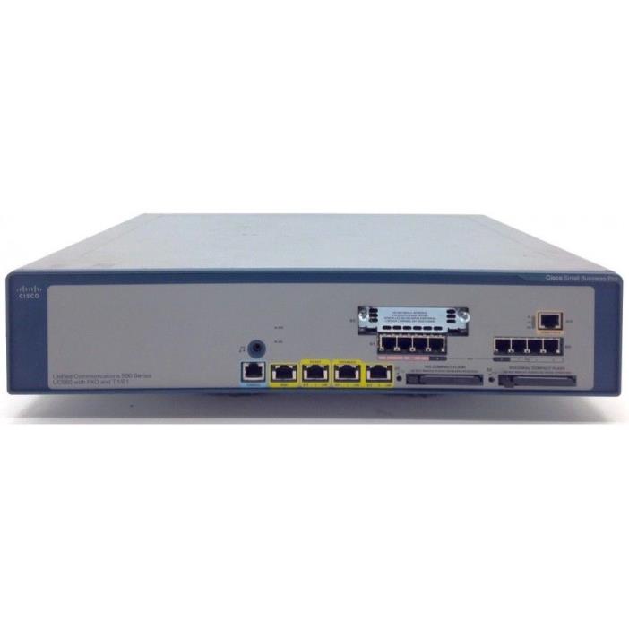 CISCO UC560 WITH FXO AND T1/E1 UNIFIED COMMUNICATIONS 500 SERIES