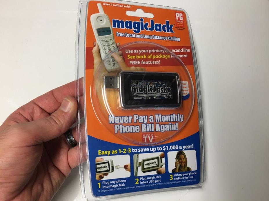 MagicJack VoIP Phone Adapter USB PC New in Package