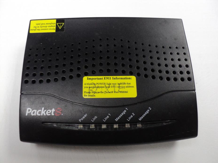 Packet8 8X8 Inc BPA410 / BPA430 Phone Adapter/Module DOA Warranty