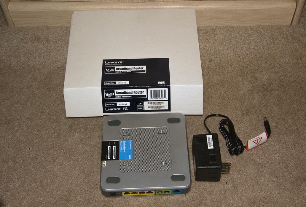 Linksys RTP300 VoIP Wired Broadband Router / Power Supply Bundle