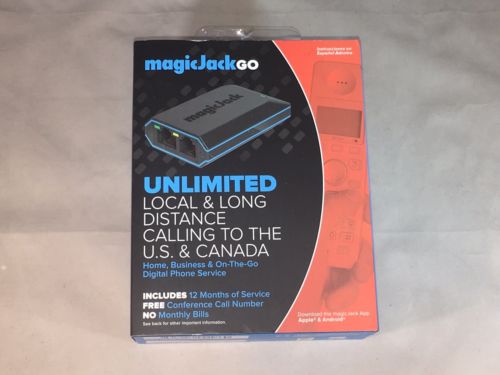 MagicJack Go Digital Phone Calling Service VoIP Adapter