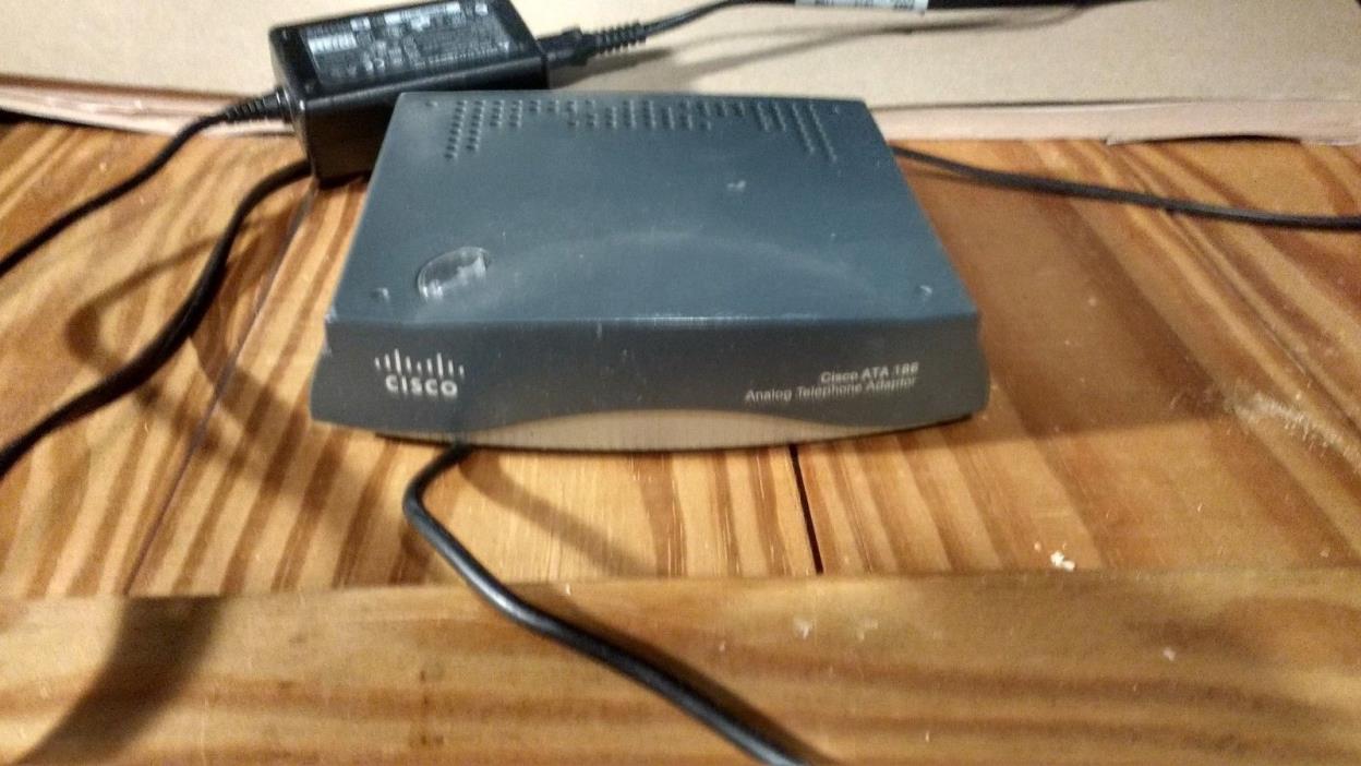 Lot of 5 CISCO ATA 186 SERIES ANALOG TELEPHONE ADAPTOR with power cord