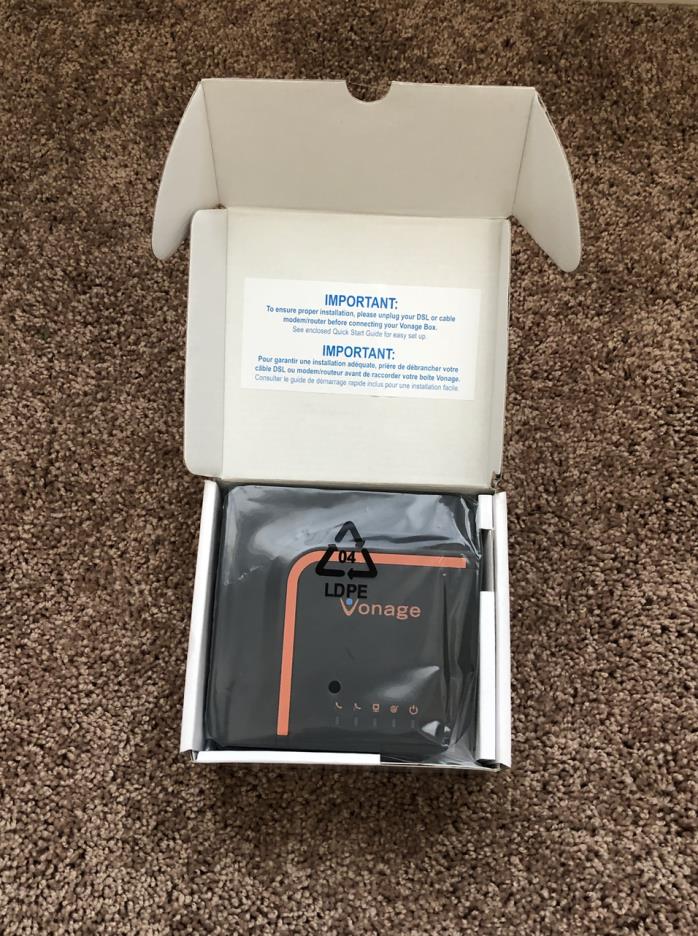 Vonage VOIP Digital Phone Adapter