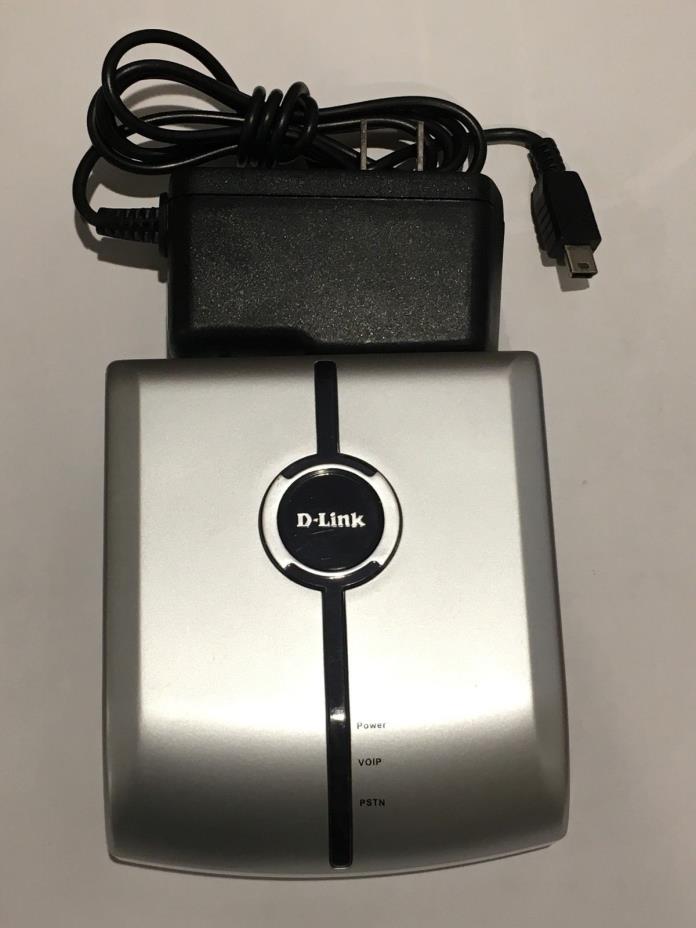 Used D-Link DPH-50U Skype Telephone Adapter working and great condition