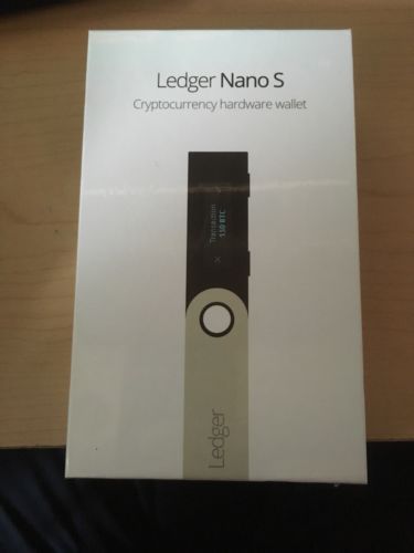 Ledger Nano S - Cryptocurrency Hardware Wallet Authentic Factory Sealed Bitcoin