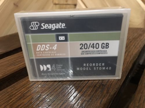 NEW SEALED Seagate DDS4 Data Tape Cartridge 20/40GB SDTM40