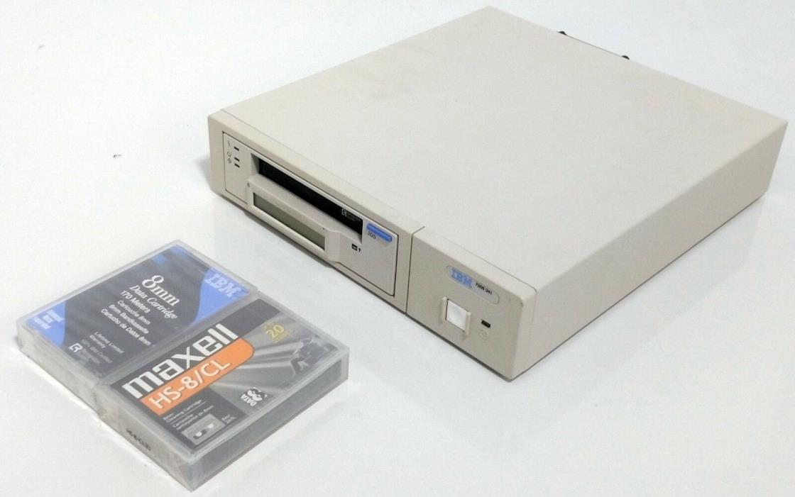IBM 7208-341 Mammoth Tape drive 1 tape and cleaning tape included