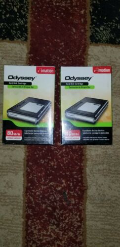 Imation Odyssey Cart Hard Disk Storage System  NEW IN BOX, 80GB & 40GB