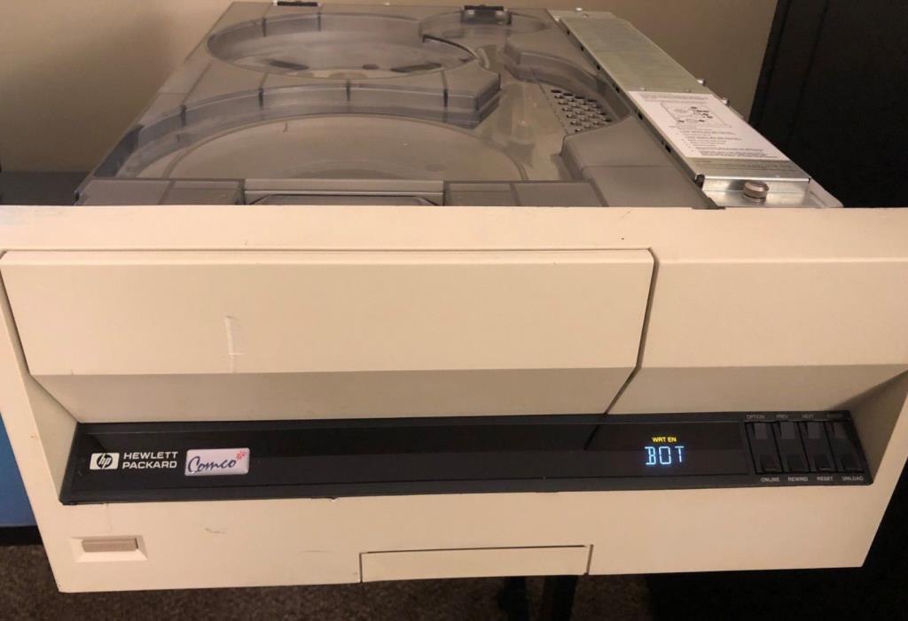 Working Hewlett Packard HP Auto-Loading Vintage 9-Track Tape Drive 88780 or 7980