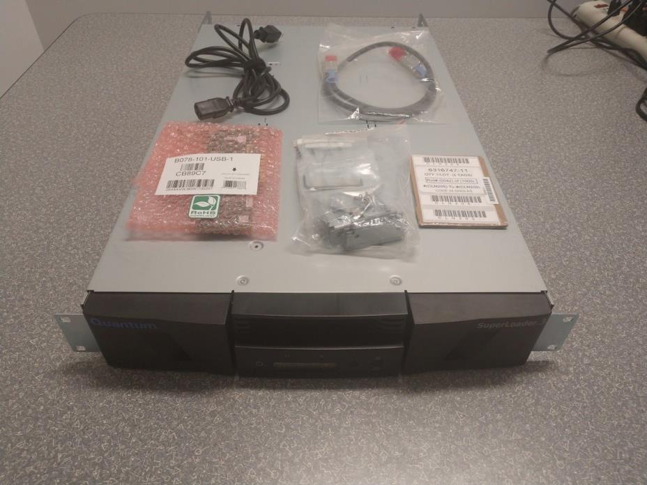 Quantum L700 Superloader 3 Tape Autoloader LTO-6 Ultrium. Extras included!