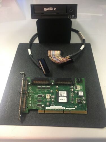 Tandberg TS400 LTO2 420LTO Internal Tape Drive & Compatible SCSI Card w/ Cabling