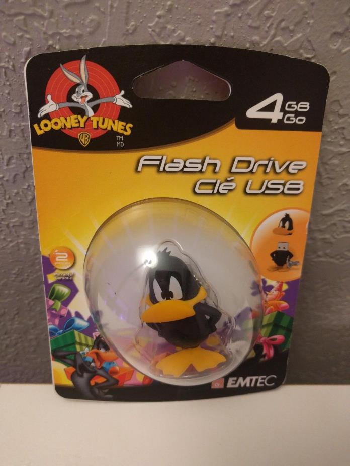 New Daffy Duck 4GB USB Flash Drive Looney Tunes Memory Stick Emtec