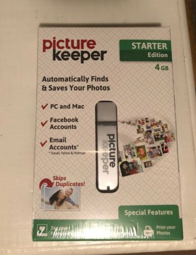 Picture Keeper 4GB Portable Flash USB Photo Backup and Storage Device