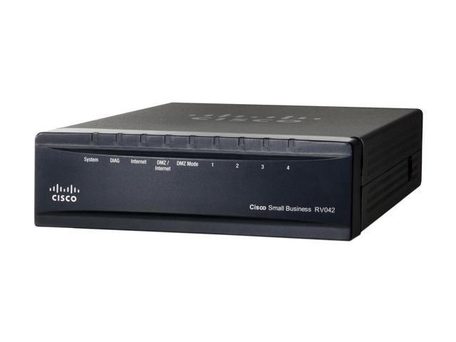 Cisco Small Business RV042 10/100 VPN Router/Great Condition - 4 LAN & Dual WAN