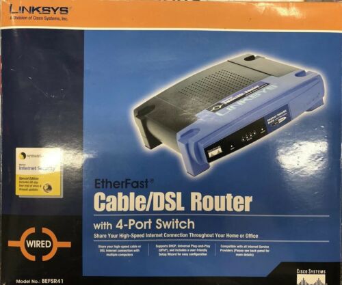 Linksys BEFSR41 Etherfast Cable/DSL Router